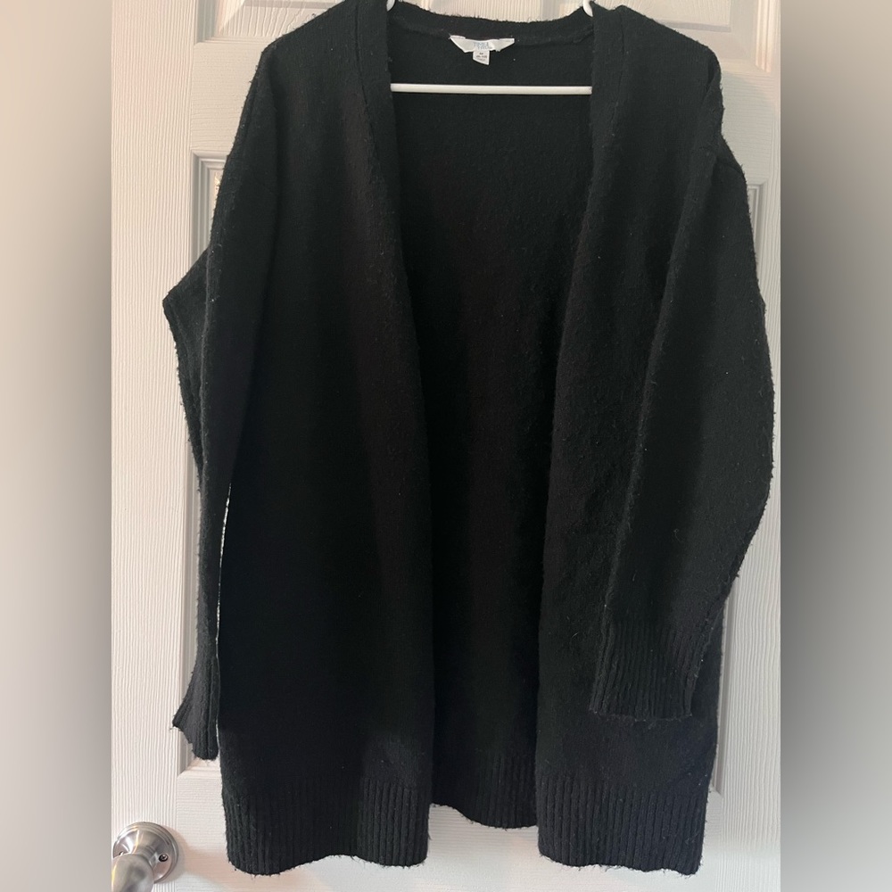 Black Long Sleeve Cardigan